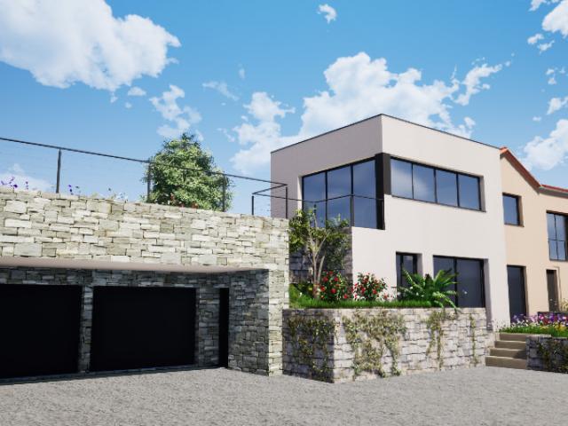 Extension d'une maison entre contemporain et historique à Vallauris