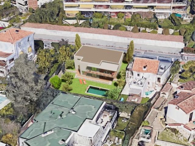 Villa contemporaine au Cannet :  une ancienne résidence réinventé avec piscine